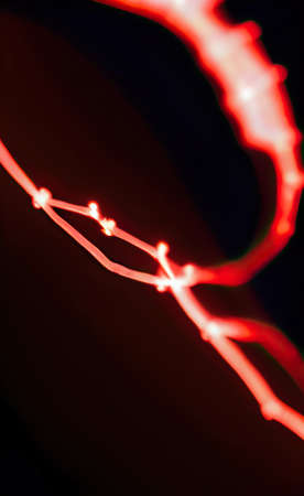 The illustration of abstract close up neural systemの写真素材