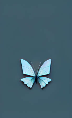 The illustration of colorful butterfly background