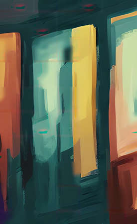 The illustration of colorful abstract backgroundの写真素材