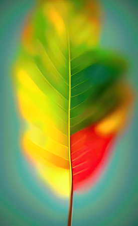 The color green leaf backgroundの写真素材