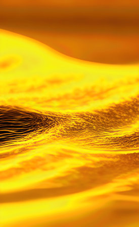 The illustration of abstract yellow wave background