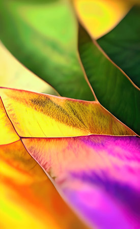 The color green leaf background