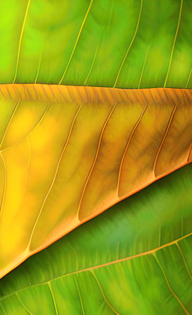 The color green leaf background