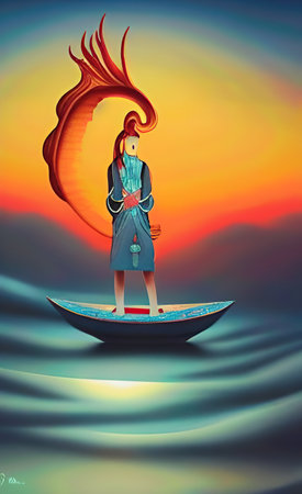 The illustration of art abstract backgroundの写真素材