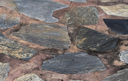 the stone in the floor.