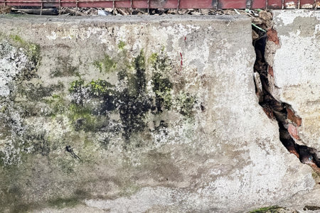 a tree growing on the wall..
