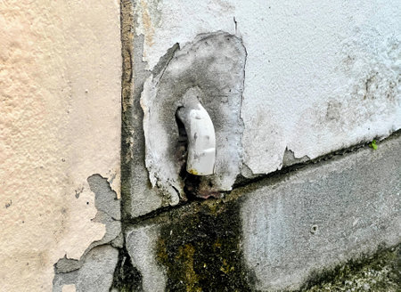 a hole in the wall.