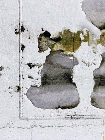 A white wall with a hole in it