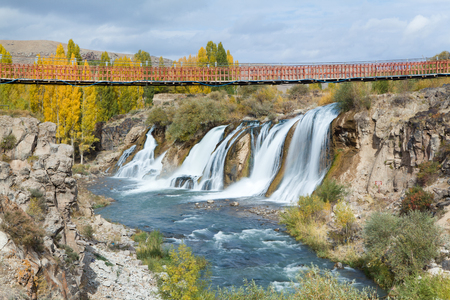 Muradiye waterfalls near Van lakeの写真素材