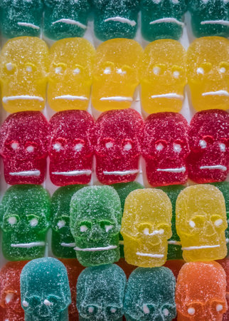 skull gummiesの写真素材