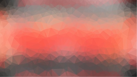 Red Abstract geometric rumpled triangular low poly style vector illustration graphic backgroundの写真素材