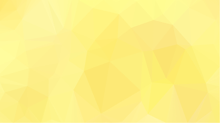 Yellow Geometric background with triangular polygons. Abstract design. Vector illustrationのイラスト素材