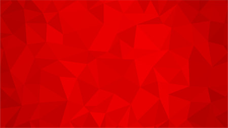 Red polygonal illustration background. Low poly styleのイラスト素材