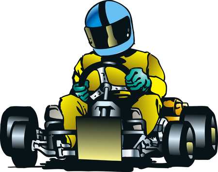 Kart racerのイラスト素材