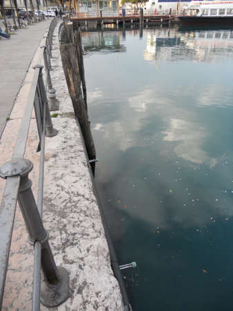 walk on the lakeの写真素材