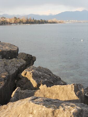 view of the lakeの写真素材