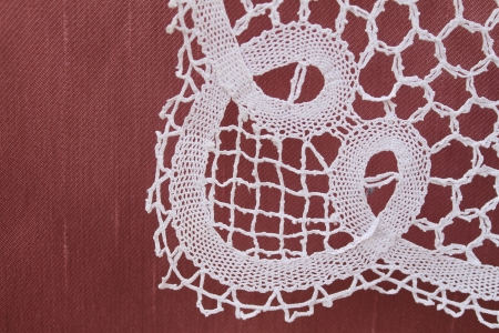 particular white work crochet handmadeの写真素材