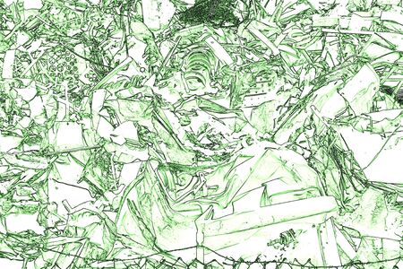 abstract scrap metalの写真素材