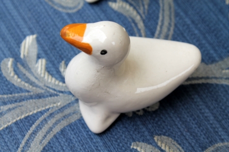 duck ornamentの写真素材