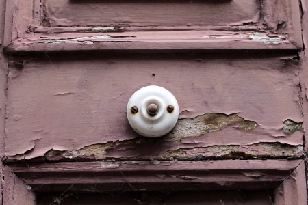 bell on an old door