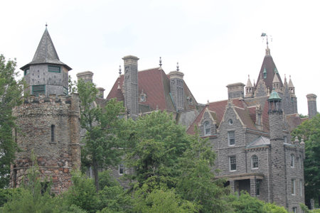 old castle on islandのeditorial素材