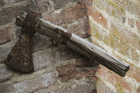 old hatchetの写真素材