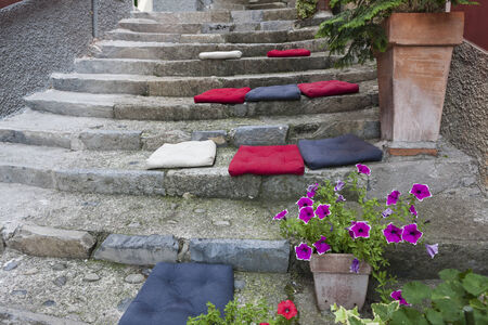 streets of a village typicalの写真素材