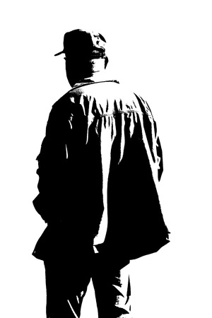 old people in the parkの写真素材