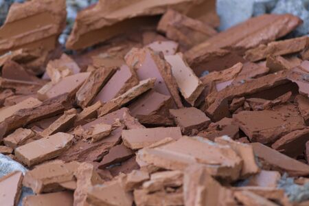 broken bricksの写真素材