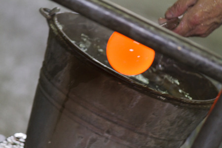 glass manufacturingの写真素材