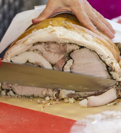 baked hamの写真素材