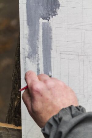 painter at workの写真素材