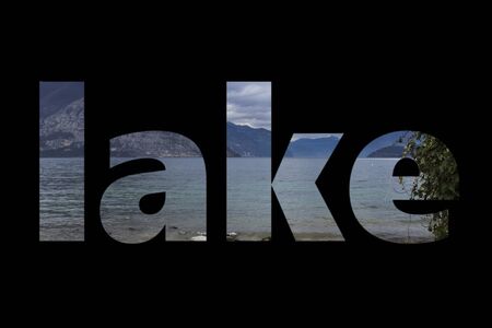 lake backgroundの写真素材