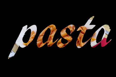 pasta backgroundの写真素材