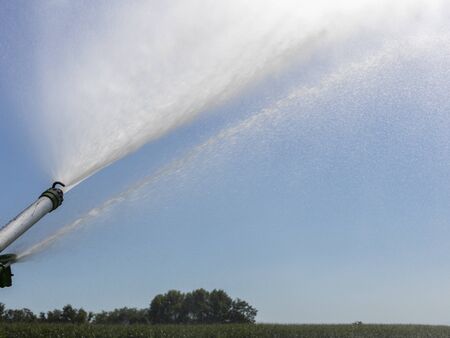 irrigation fieldsの写真素材
