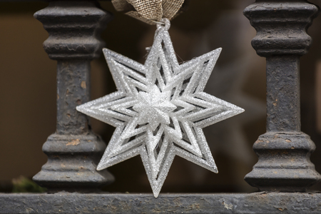 Decorative Christmas starの写真素材