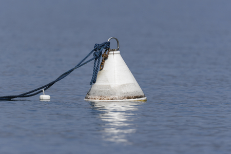 buoy on lakeの写真素材