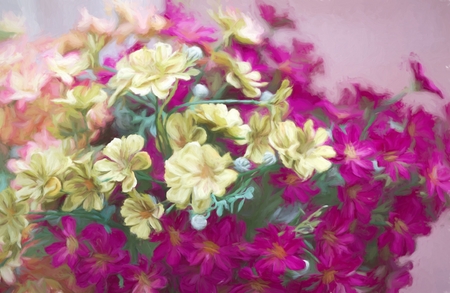 floral composition for decorationの写真素材