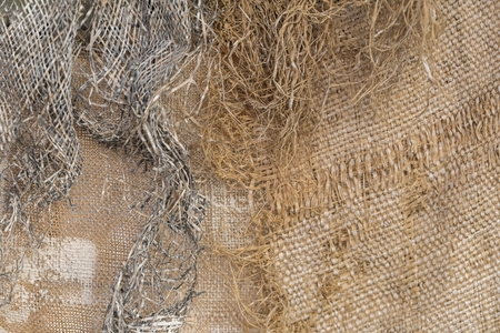 textured jute fabric for background and texture