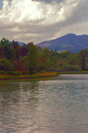 landscape lakeの写真素材