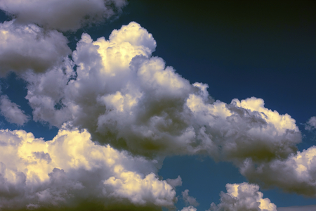 clouds in the skyの写真素材