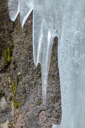 ice in the mountainの写真素材