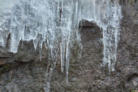 ice in the mountainの写真素材