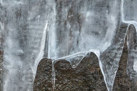 ice in the mountainの写真素材