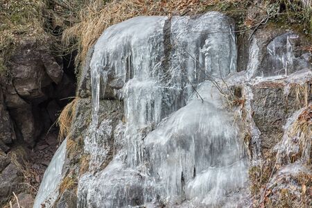 ice in the mountainの写真素材