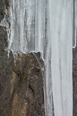 ice in the mountainの写真素材