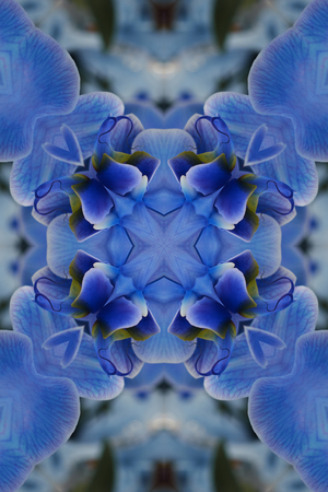 stylized blue pattern backgroundの写真素材