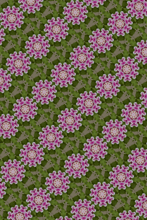 abstract floral pattern backgroundの写真素材