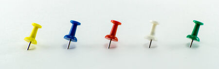 Colored Thumbtacks to remember things to do