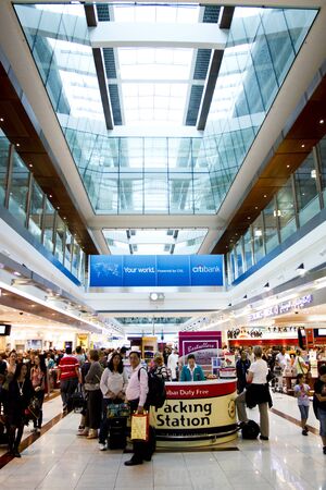 Dubai International Airport terminalのeditorial素材